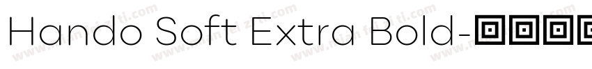Hando Soft Extra Bold字体转换